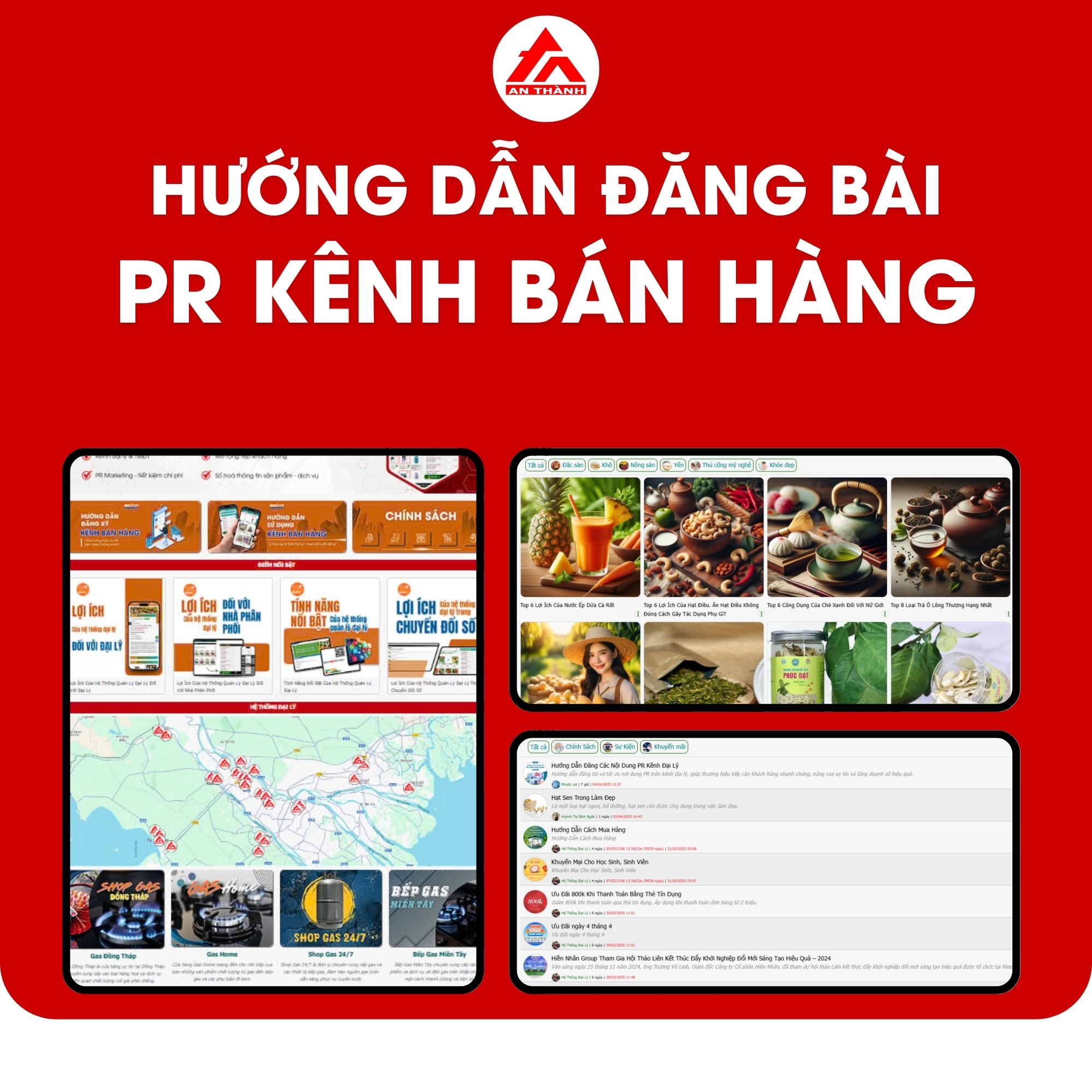 Hướng Dẫn Đăng Các Nội Dung PR Kênh Đại Lý